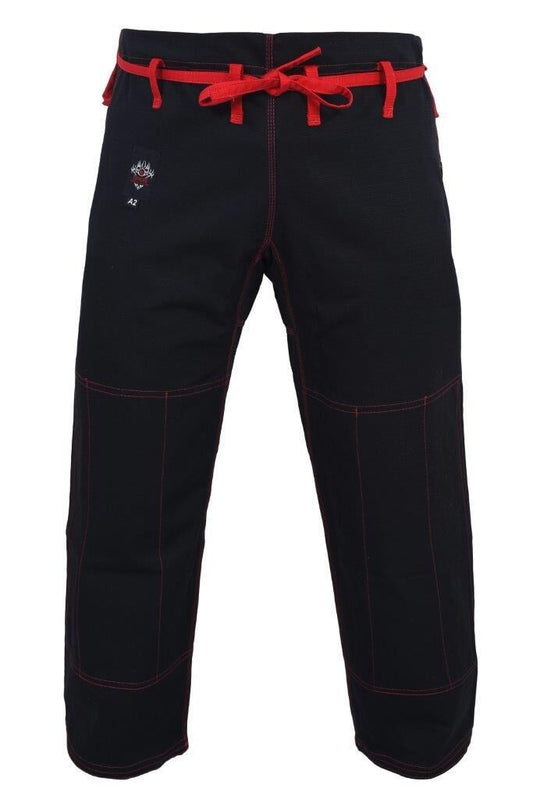 MORGAN DRAGON Fight Wear Competition BJJ Pants IBJJF approved - BLACK