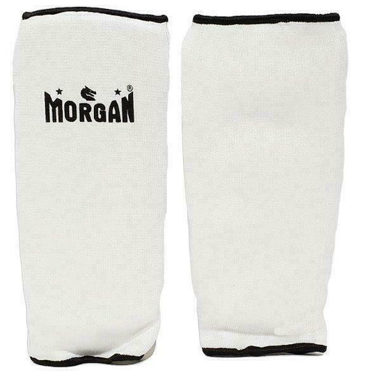 MORGAN Martial Arts MMA Forearm Guards Arm Protector Pads - Forearm Protection - white