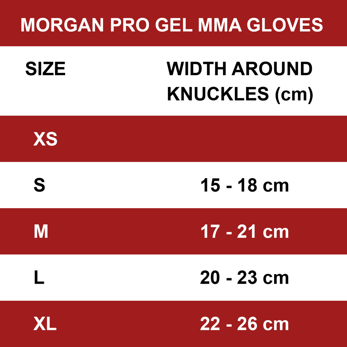 MORGAN Professional Gel MMA Hybrid Leather Bag Gloves