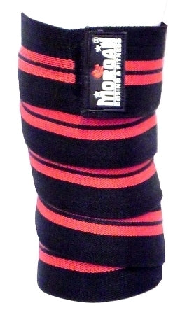 MORGAN Elastic Knee Guard Protector Wraps - (Pair)
