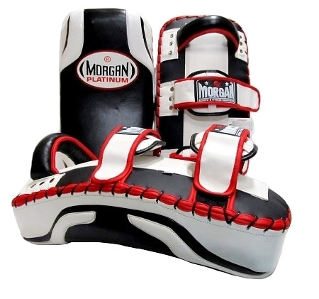 MORGAN Platinum Leather Gel Thai Target Focus Pads (Pair)