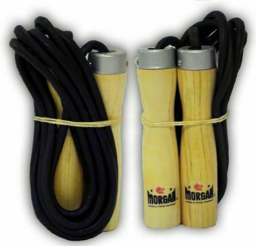MORGAN Boxing Speed Cardio Leather Skipping Rope