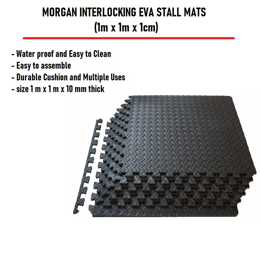 MORGAN INTERLOCKING EVA STALL MATS (1m x 1m x 1cm)
