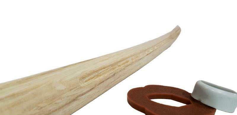 MORGAN White Martial Arts Training Weapon Oak Bokken