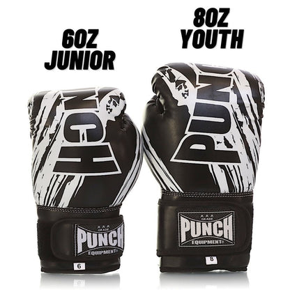 BOXING GLOVES - Youth (8-14yo) - 8oz - BLACK
