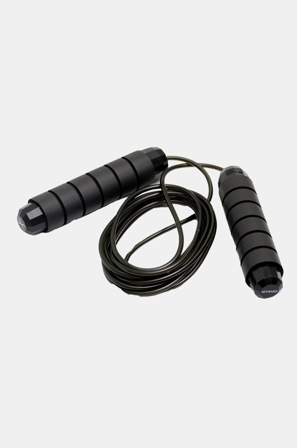 STING Speedplus Adjustable Skipping Rope black detail
