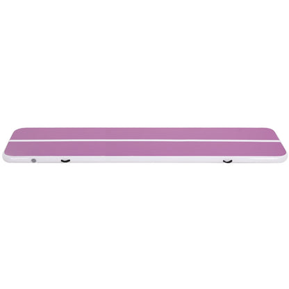 Everfit 4M Air Track Gymnastics Tumbling Exercise Yoga Mat W/ Pump Inflatable Purple
