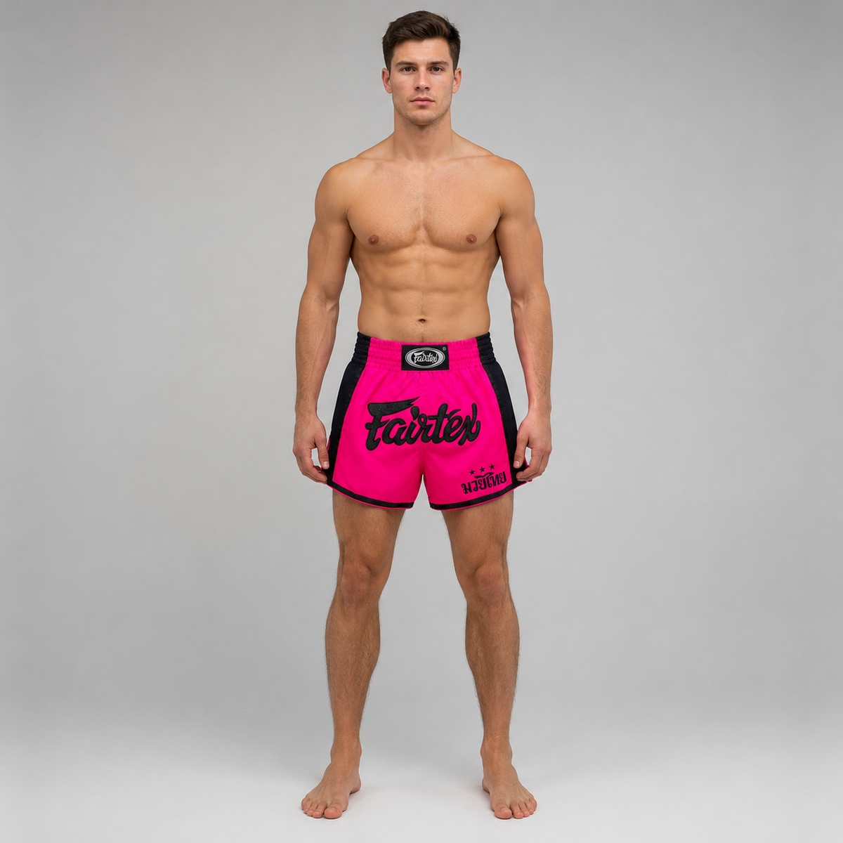 FAIRTEX Pink Slim Cut Muay Thai Boxing Shorts (BS1714) - Boxing & MMA Shorts