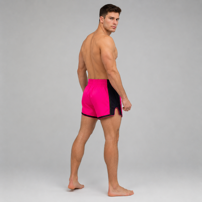 FAIRTEX Pink Slim Cut Muay Thai Boxing Shorts (BS1714) - Boxing & MMA Shorts
