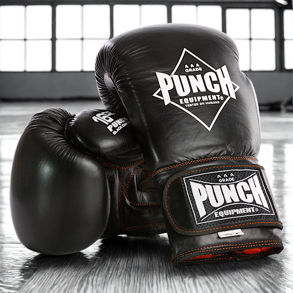 BOXING GLOVES - Black Diamond™ - 16oz - BLACK
