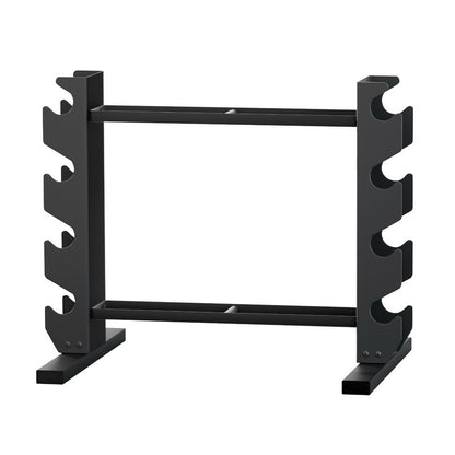 Everfit Dumbbells Rack Dumbbell Kettlebell Stand Home Gym Storage 200kg Capacity