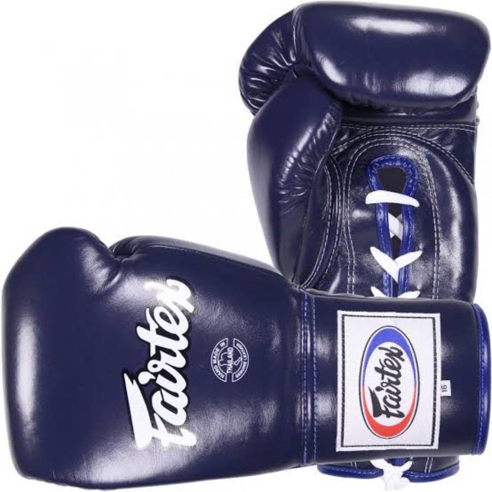 FAIRTEX Professional Leather/Lace Up Fight Gloves (BGL6) - Boxing & Muay Thai