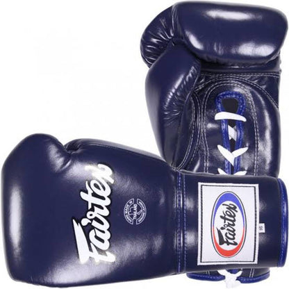 FAIRTEX Professional Leather/Lace Up Fight Gloves (BGL6) - Boxing & Muay Thai