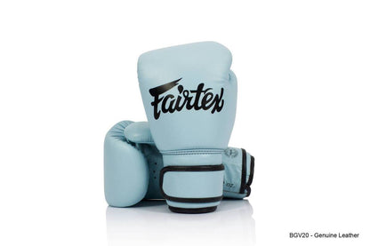 FAIRTEX Baby Blue Boxing Gloves (BGV20) - Boxing & Muay Thai