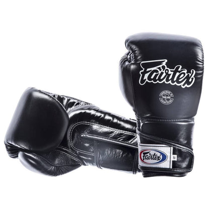 FAIRTEX Angular Full Wrist Closure Sparring Gloves/Black (BGV6)