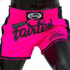 FAIRTEX Pink Slim Cut Muay Thai Boxing Shorts (BS1714) - Boxing & MMA Shorts