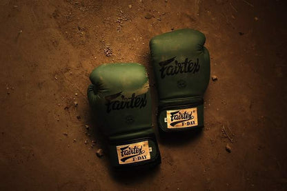 FAIRTEX F-Day Limited Edition Army Green Boxing Gloves (BGV11)
