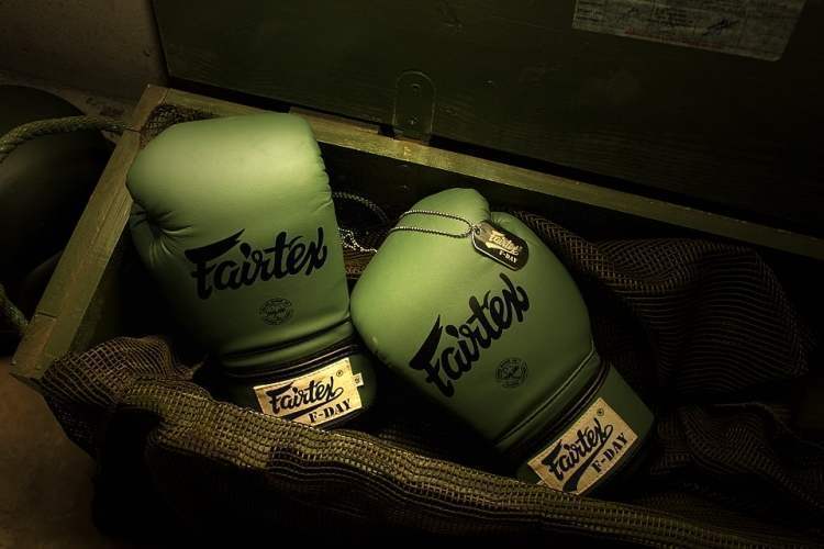 FAIRTEX F-Day Limited Edition Army Green Boxing Gloves (BGV11)