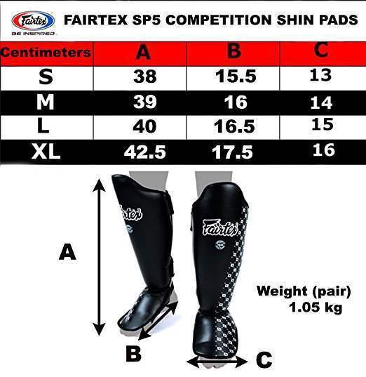 FAIRTEX - Competition Shin Guards (SP5)