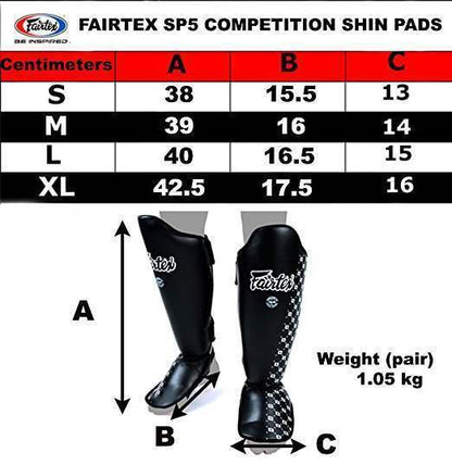 FAIRTEX - Competition Shin Guards (SP5)