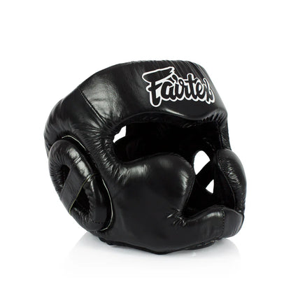 FAIRTEX Diagonal Vision Sparring Headguard/Lace Up (HG13) - Boxing Head Guard