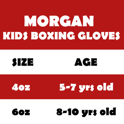 MORGAN V2 Classic Kids Boxing Muay Thai Boxing Gloves (4-6Oz) - Fluro Pink/Black
