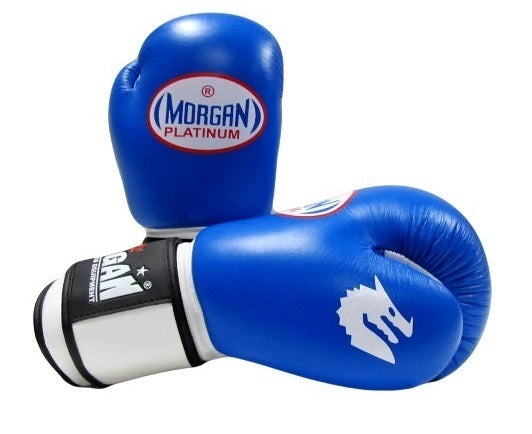 MORGAN V2 Platinum Leather Sparring Muay Thai Boxing Gloves - Boxing & Muay Thai - Fluro Pink