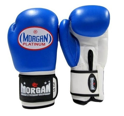 MORGAN V2 Platinum Leather Sparring Muay Thai Boxing Gloves - Boxing & Muay Thai - Fluro Pink