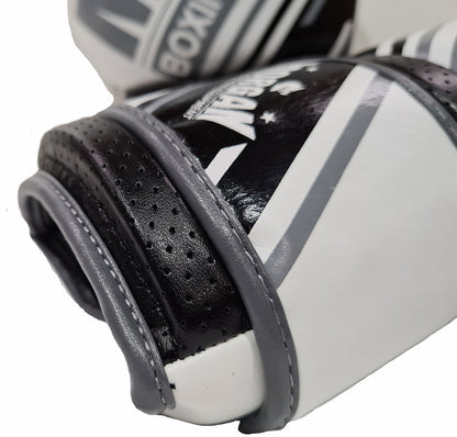 MORGAN Aventus Leather Boxing Gloves - Boxing & Muay Thai - white