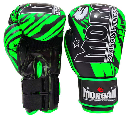 MORGAN BKK Ready Boxing & Muay Thai Gloves (8-12-16oz) - Boxing & Muay Thai - Fluro Green
