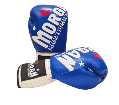 MORGAN V2 Fight Night Boxing Gloves (8/10oz) - Boxing & Muay Thai - BW - MS-BG-FN-10OZ-BW