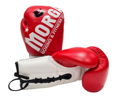 MORGAN V2 Fight Night Boxing Gloves (8/10oz) - Boxing & Muay Thai - BW - MS-BG-FN-10OZ-RW