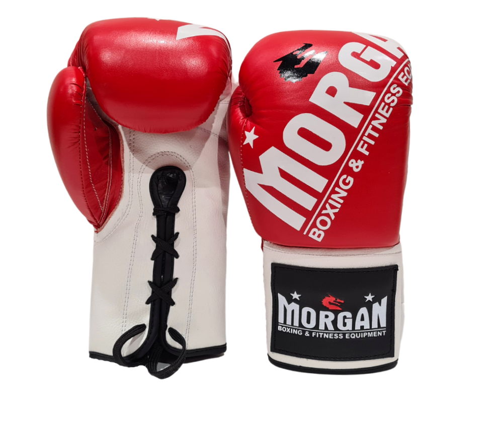 MORGAN V2 Fight Night Boxing Gloves (8/10oz) - Boxing & Muay Thai - BW - MS-BG-FN-10OZ-RW
