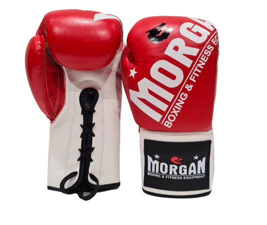 MORGAN V2 Fight Night Boxing Gloves (8/10oz) - Boxing & Muay Thai - BW - MS-BG-FN-10OZ-RW