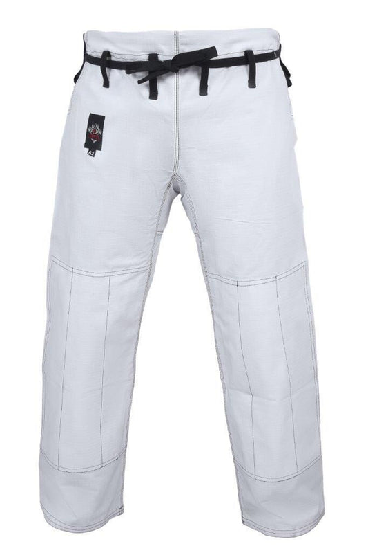MORGAN DRAGON Fight Wear Competition BJJ Pants IBJJF approved - white