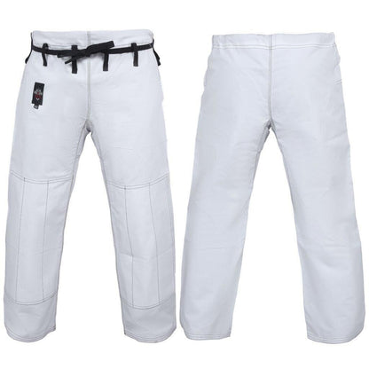MORGAN DRAGON Fight Wear Competition BJJ Pants IBJJF approved - white