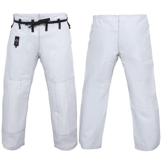 MORGAN DRAGON Fight Wear Competition BJJ Pants IBJJF approved - white