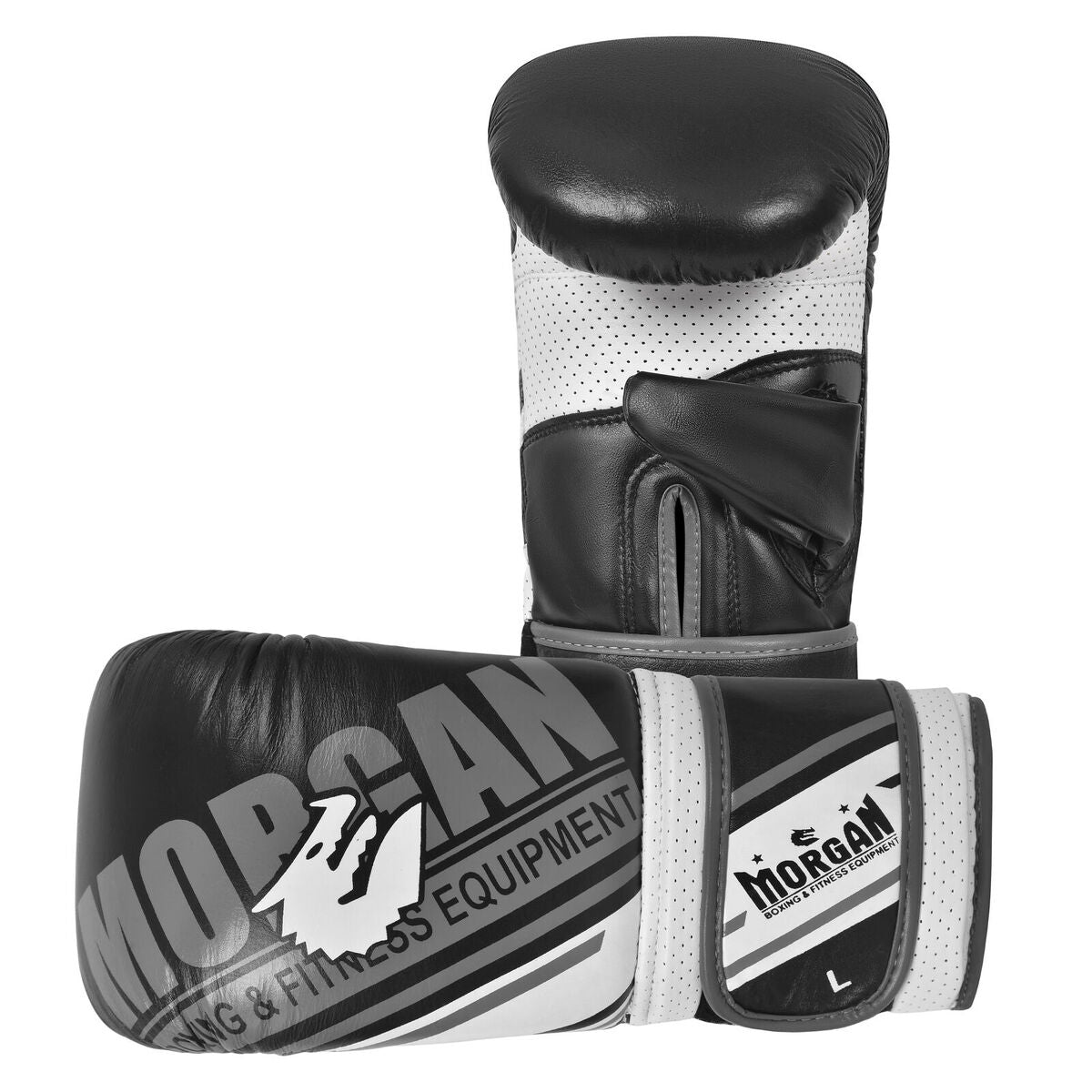 MORGAN Aventus Leather Curved Bag Mitts - Boxing & Muay Thai - BWH