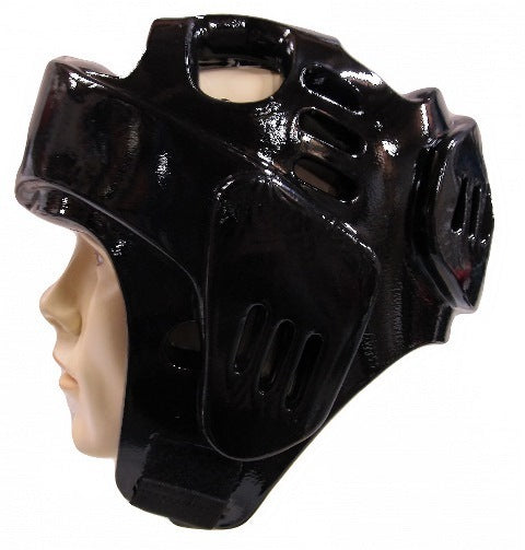 MORGAN Martial Arts Dipped Foam Protector - Head Guard - Boxing Head Guard - BLACK