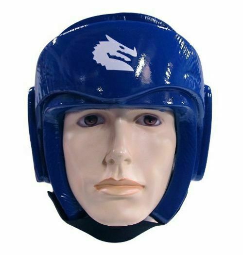MORGAN Martial Arts Dipped Foam Protector - Head Guard - Boxing Head Guard - Blue
