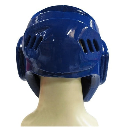 MORGAN Martial Arts Dipped Foam Protector - Head Guard - Boxing Head Guard - Blue