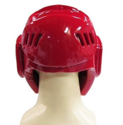 MORGAN Martial Arts Dipped Foam Protector - Head Guard - Boxing Head Guard - RED