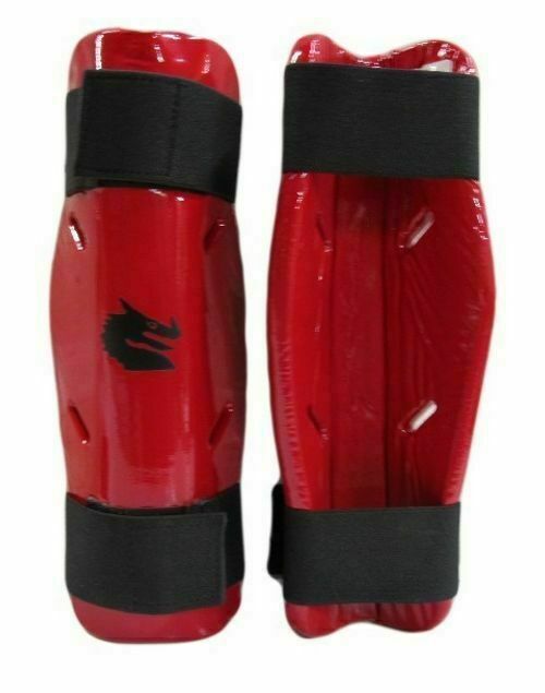 MORGAN Martial Arts Dipped Foam Protector - Shin Guards - Shin Guards - RED