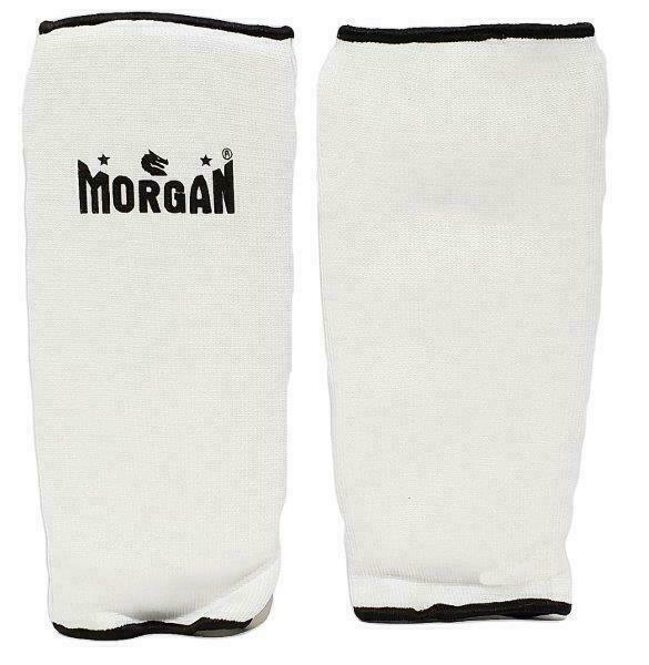 MORGAN Martial Arts MMA Forearm Guards Arm Protector Pads - Forearm Protection - white
