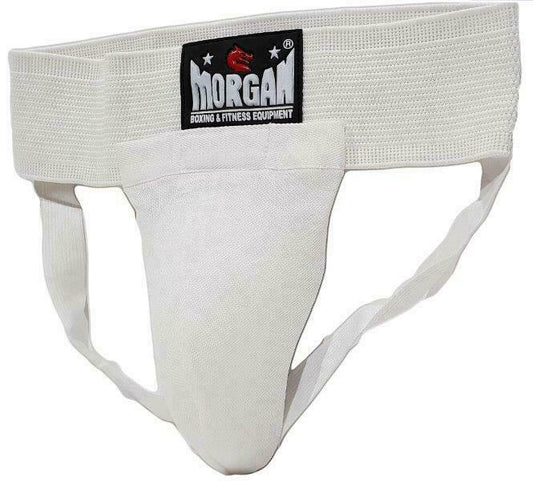 MORGAN Classic Elastic Groin Guard With Cup - Groin Protection - white