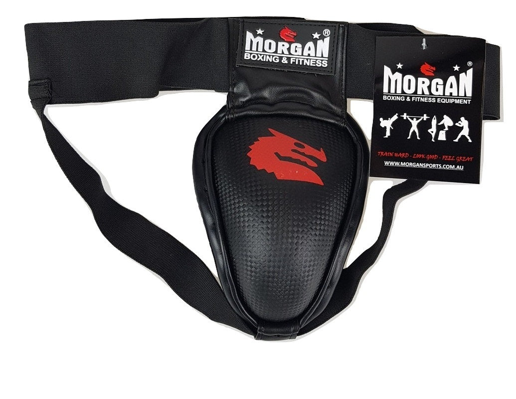 MORGAN Elite Steel Groin Guard MMA Boxing Sparring - Groin Protection