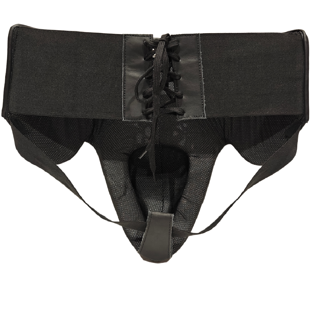 MORGAN B2 Bomber Leather Groin Guard - Large | Boxing MMA Protection