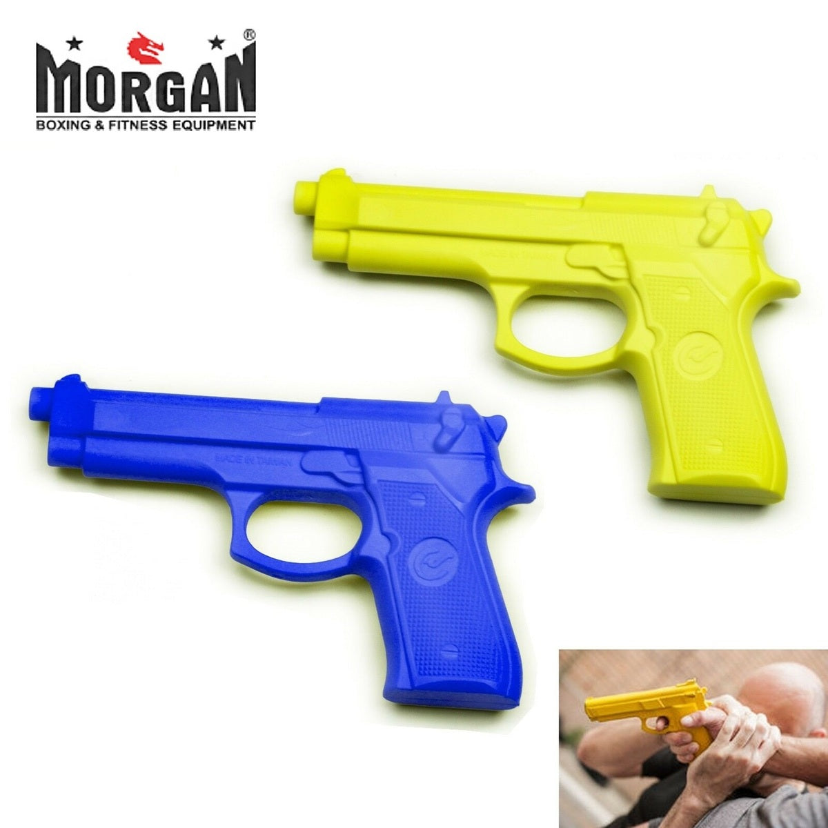 MORGAN Martial Arts Training Weapon Plastic Training Gun - Boxing & Martial Arts