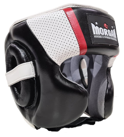 MORGAN V2 Mexican Leather Head Guard Protector - Boxing Head Guard