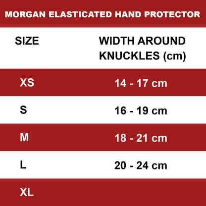 MORGAN Karate Hand Protectors - Forearm Protection - white